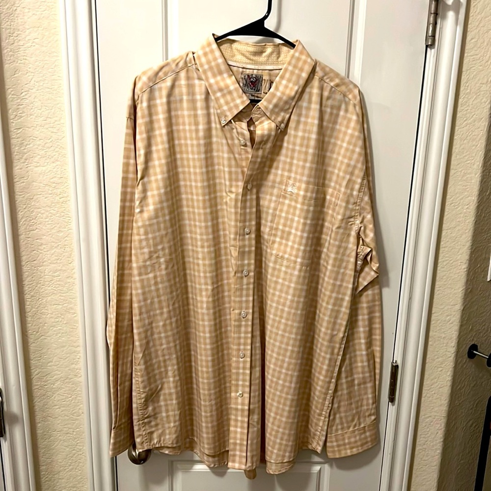 Cinch button down